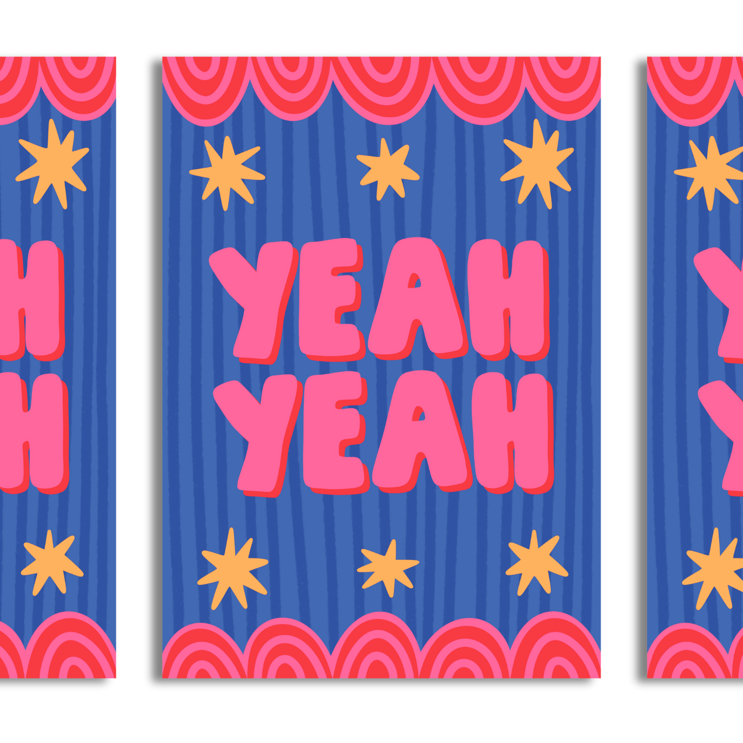 'Yeah Yeah' A4 Print