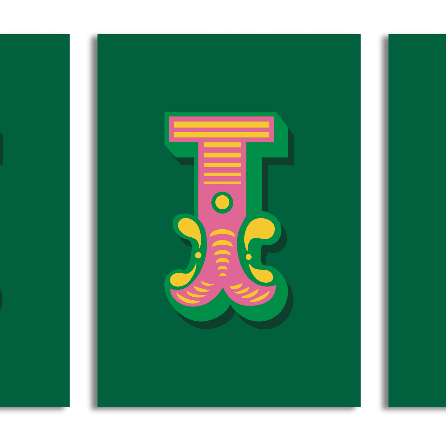 Letter 'I' A4 Print - HM