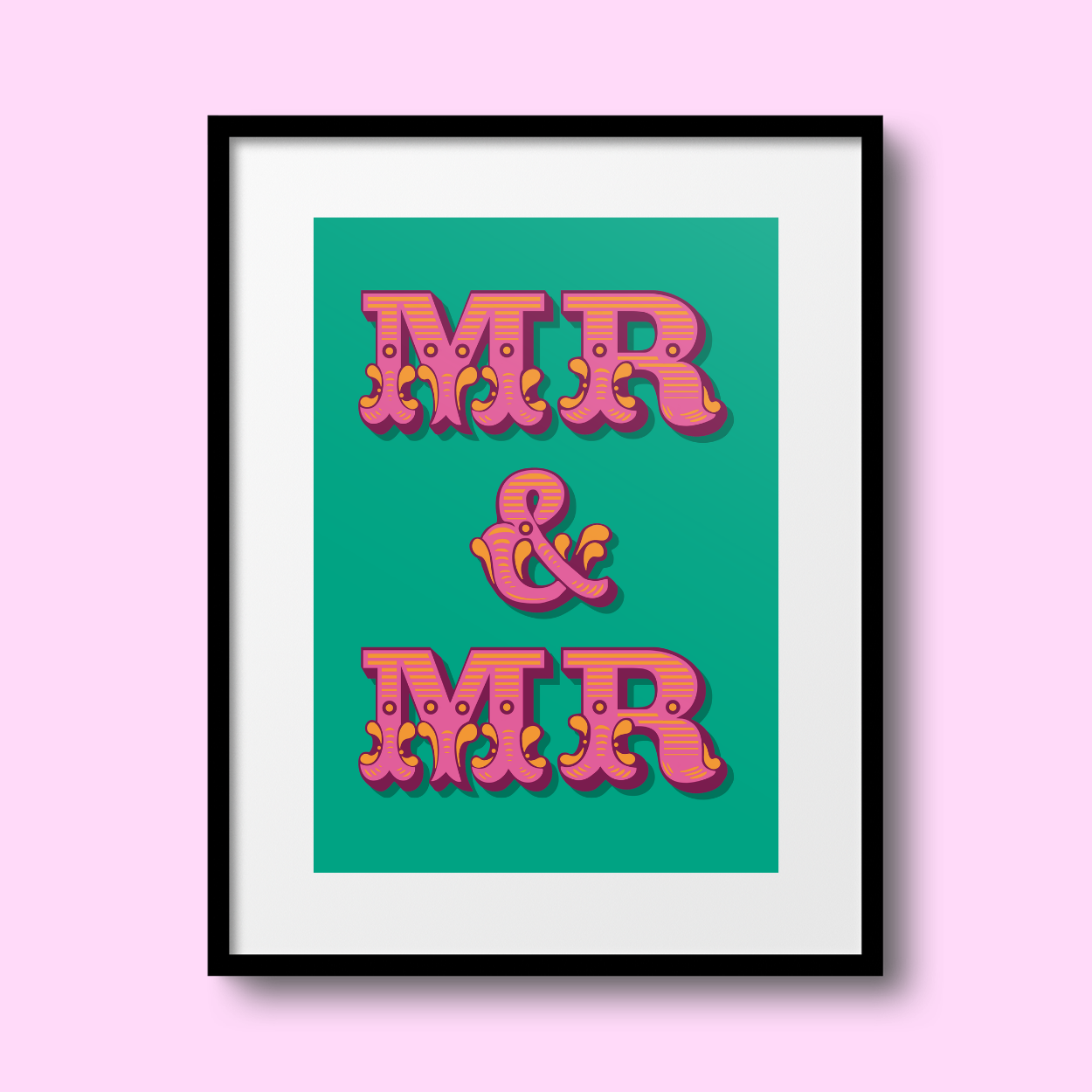 Mr & Mr A4 Print - HM