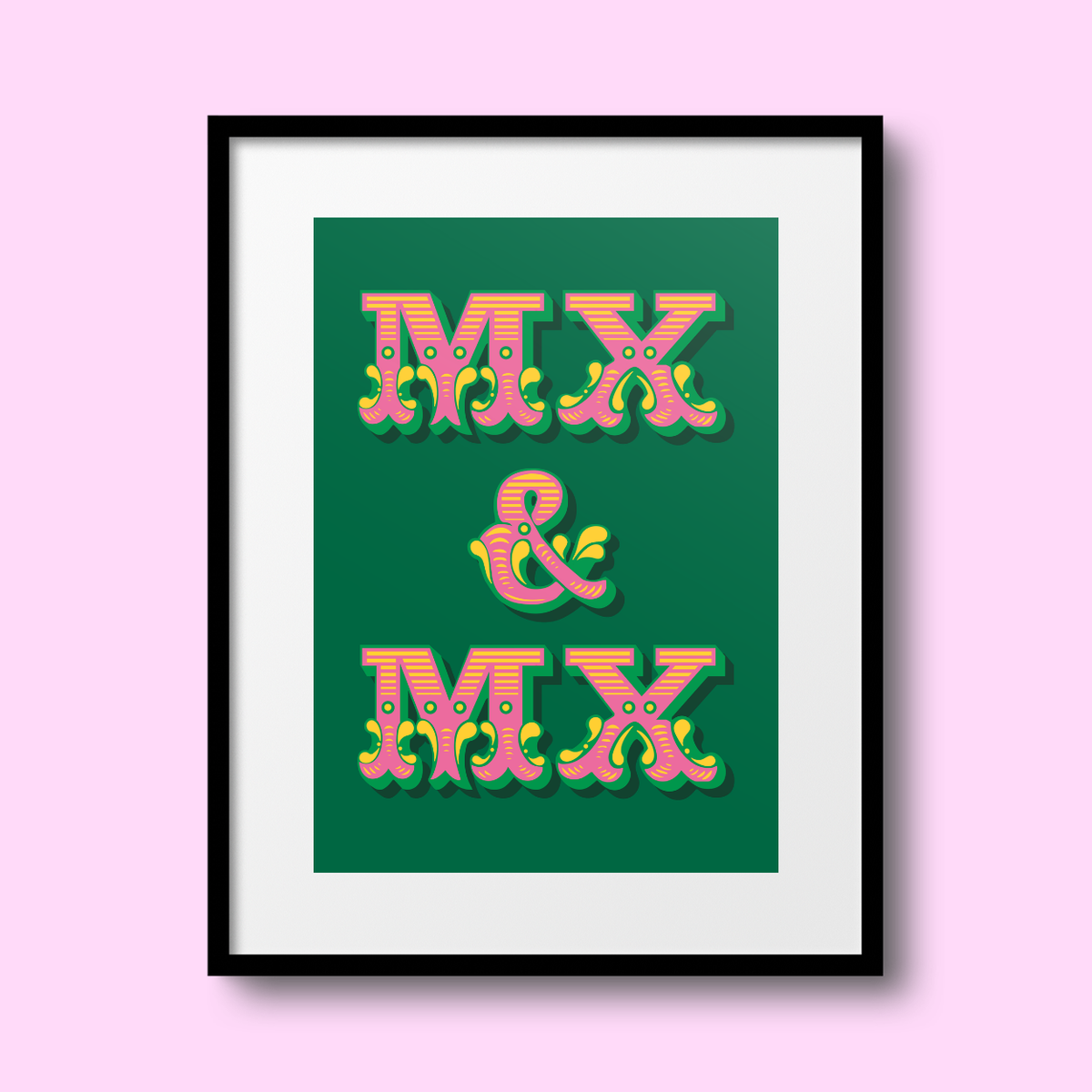Mx & Mx A4 Print - HM