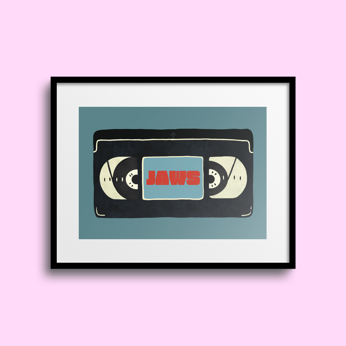 Jaws VHS A5 Print
