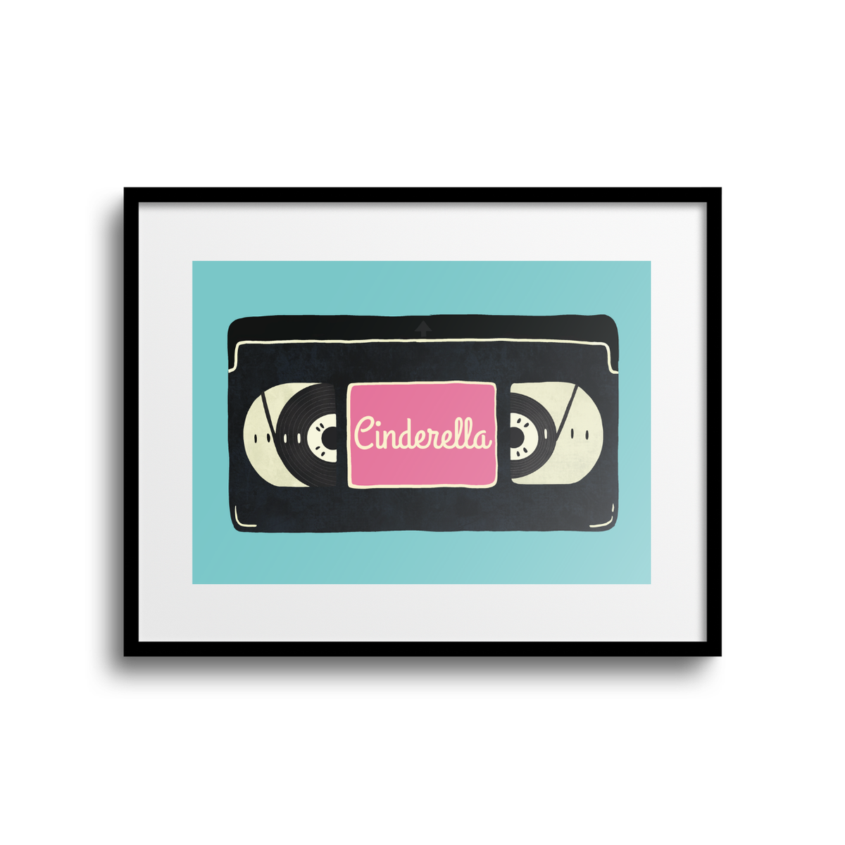 Cinderella VHS A5 Print - HM