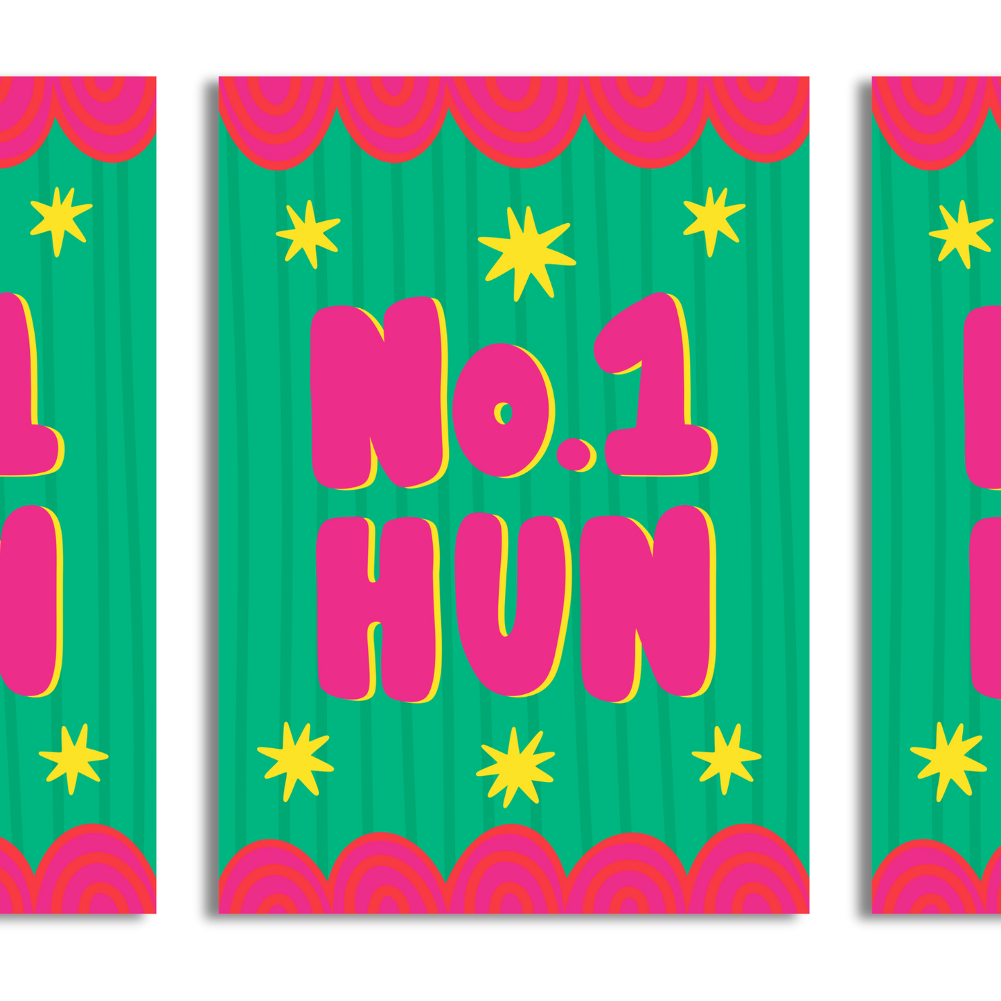 'No.1 Hun' A4 Print