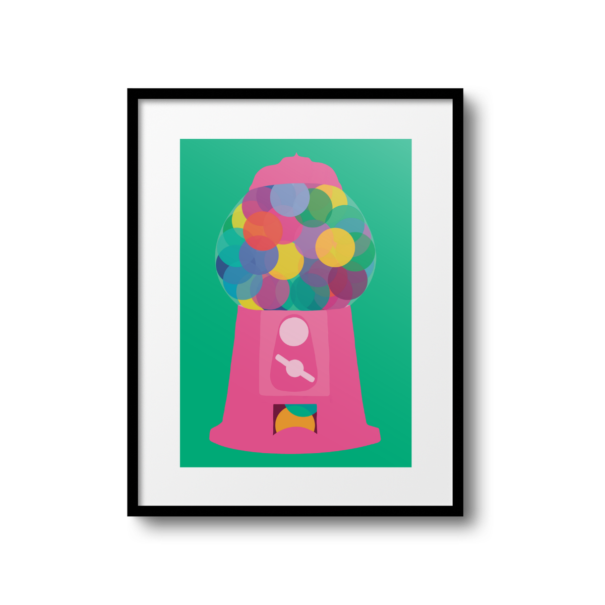 Gumball Machine A5 Print