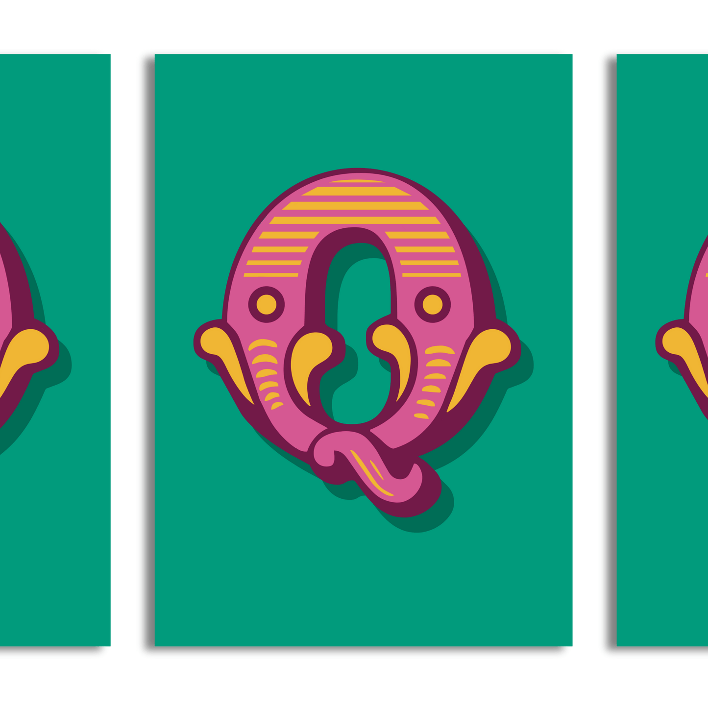 Letter 'Q' A4 Print - HM