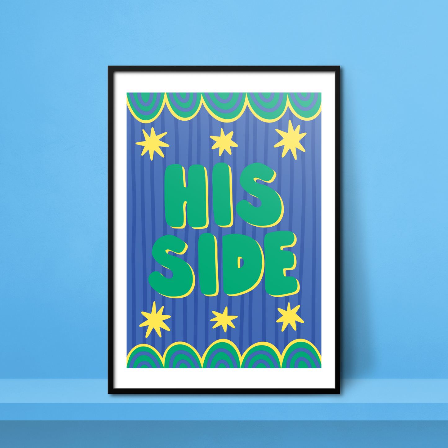 'His Side' A4 Print