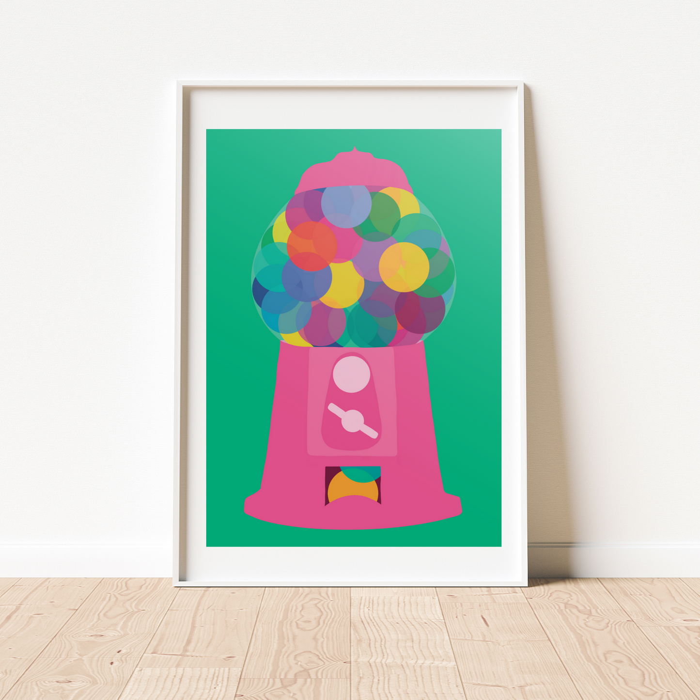 Gumball Machine A4 Print