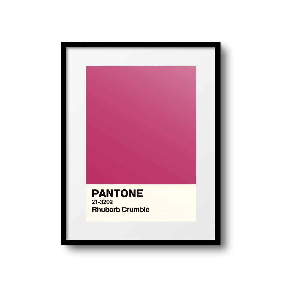 Rhubarb Crumble Swatch A5 Print