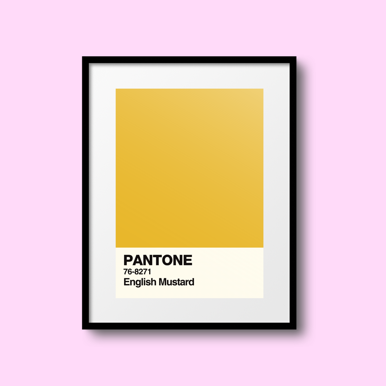 English Mustard Swatch A5 Print