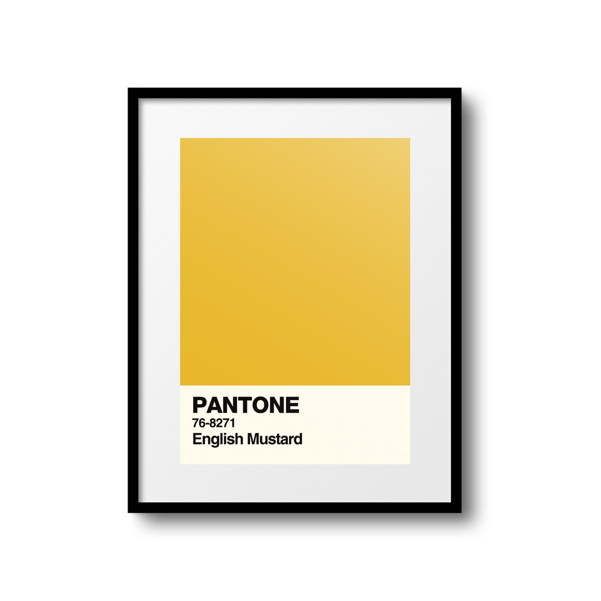 English Mustard Swatch A5 Print