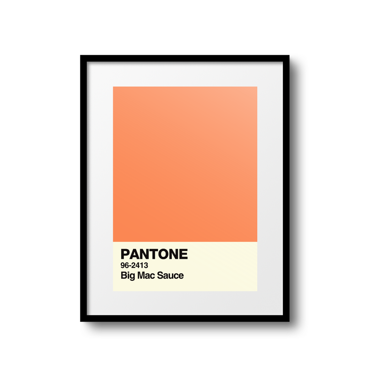 Big Mac Sauce Swatch A5 Print