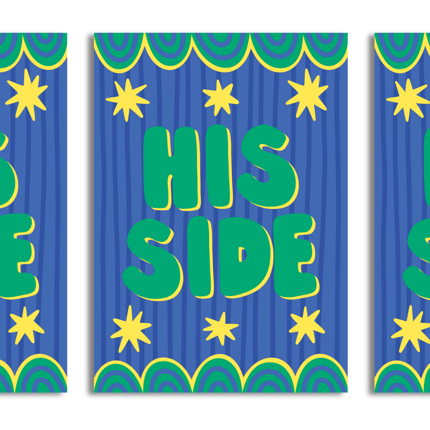 'His Side' A4 Print
