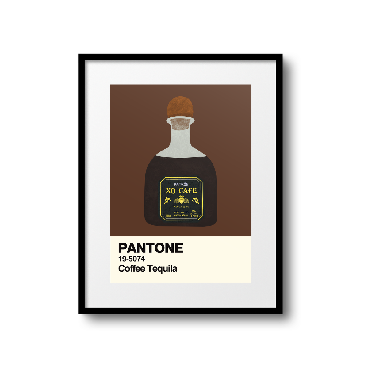 Coffee Tequila Swatch A5 Print