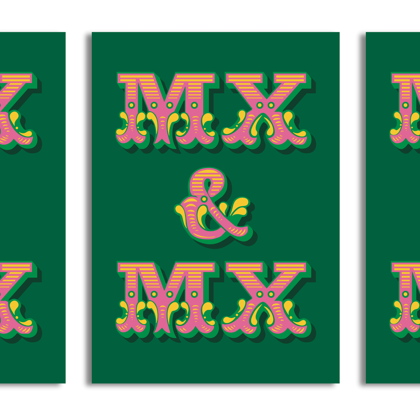 Mx & Mx A4 Print - HM