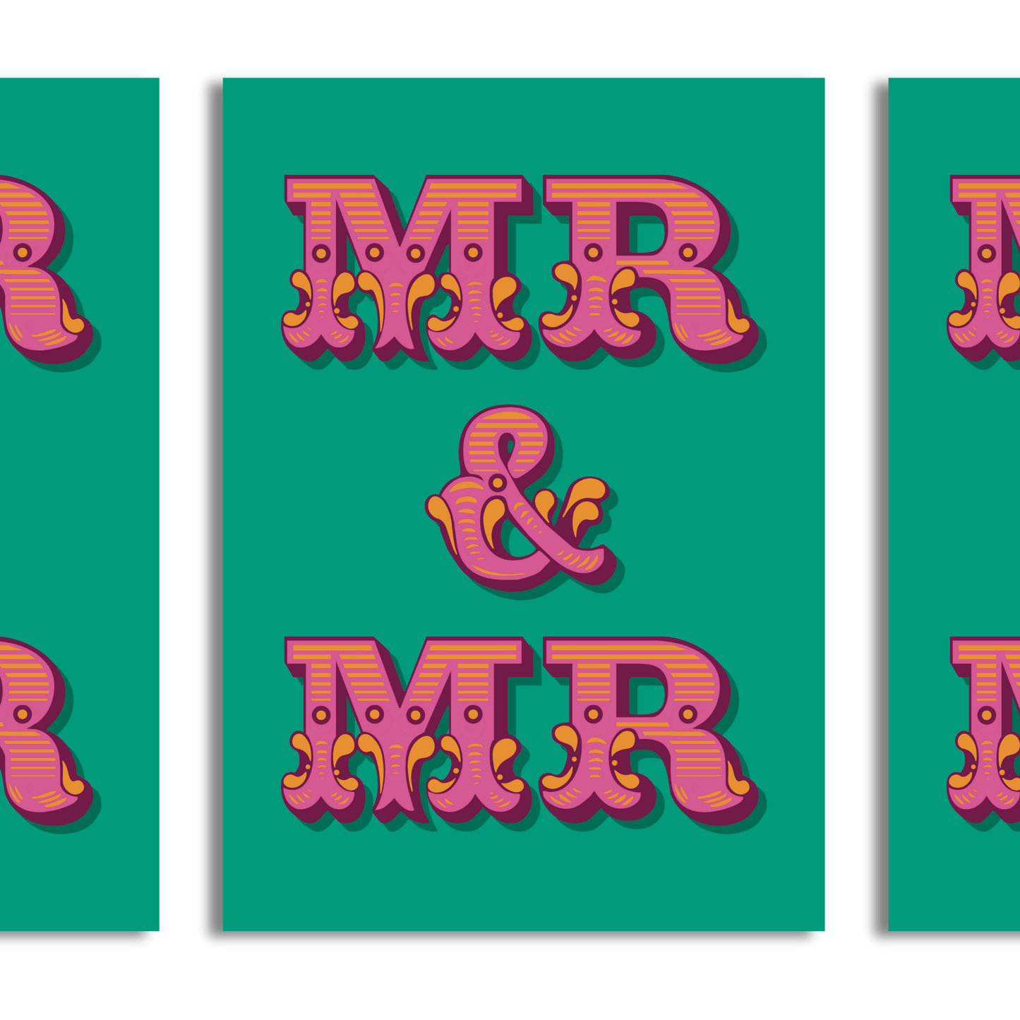 Mr & Mr A4 Print - HM