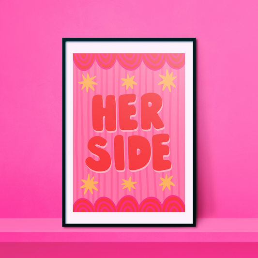 'Her Side' A4 Print