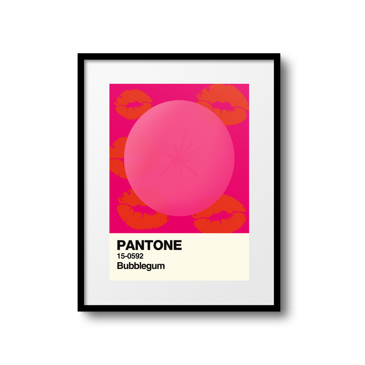 Bubblegum Swatch A5 Print