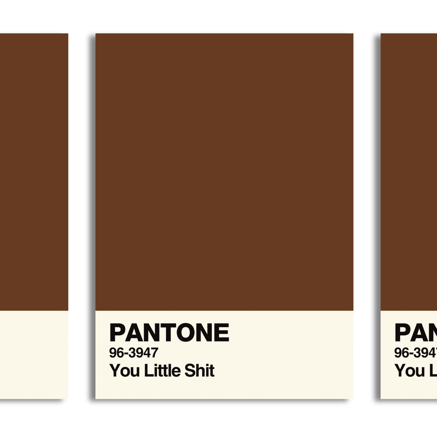 You Little Shit Swatch A5 Print