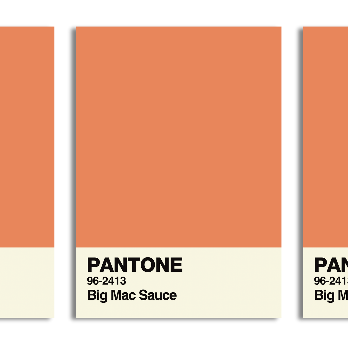 Big Mac Sauce Swatch A5 Print