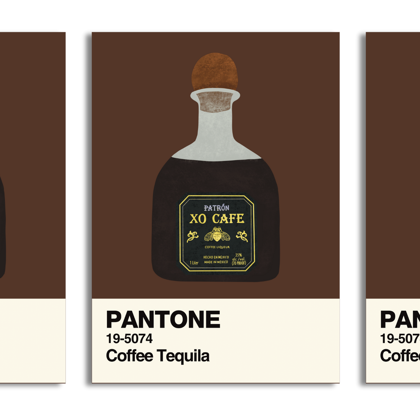 Coffee Tequila Swatch A5 Print