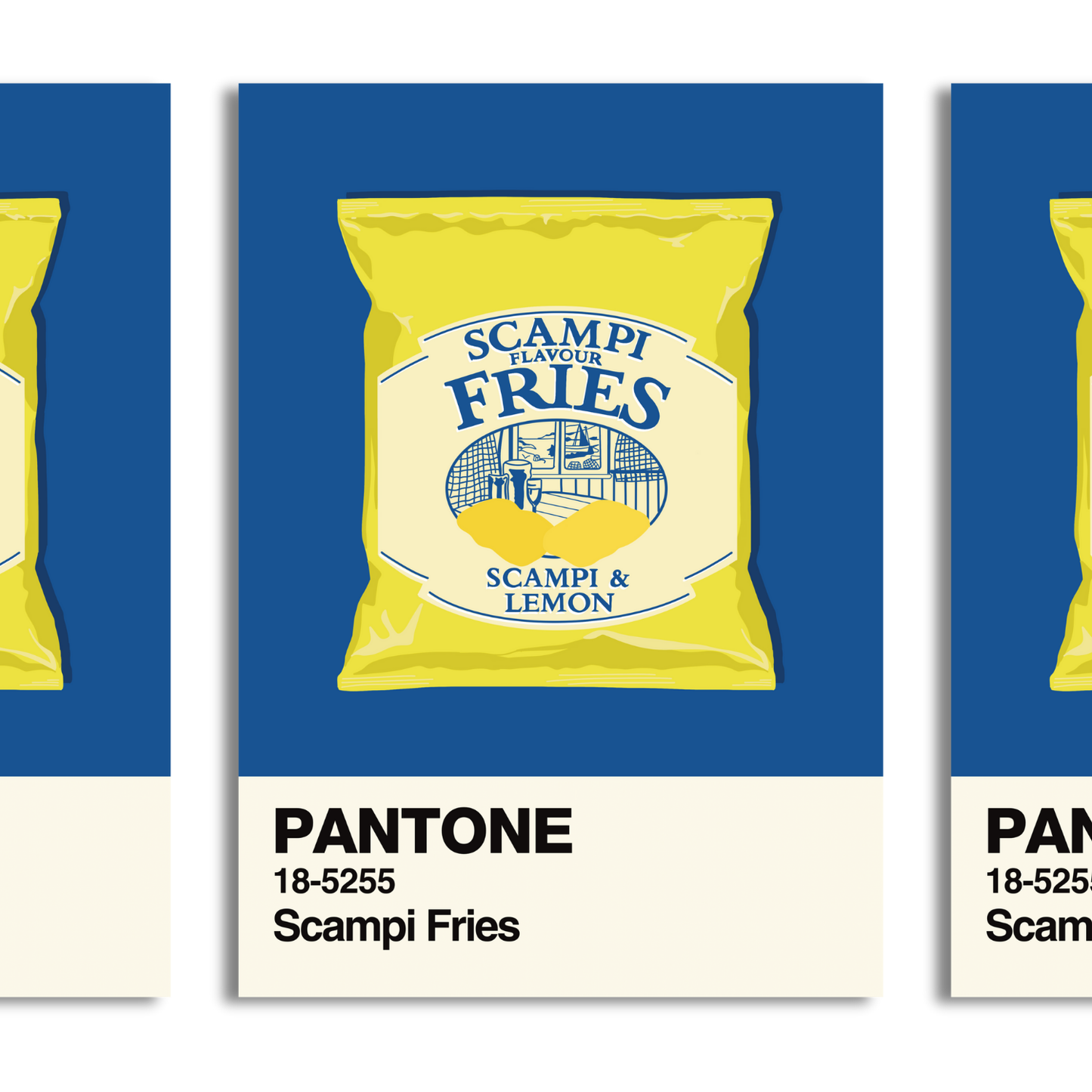 Scampi Fries Swatch A5 Print