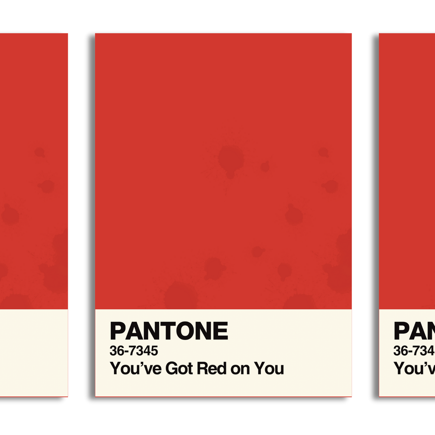 You've Got Red on You Swatch A5 Print