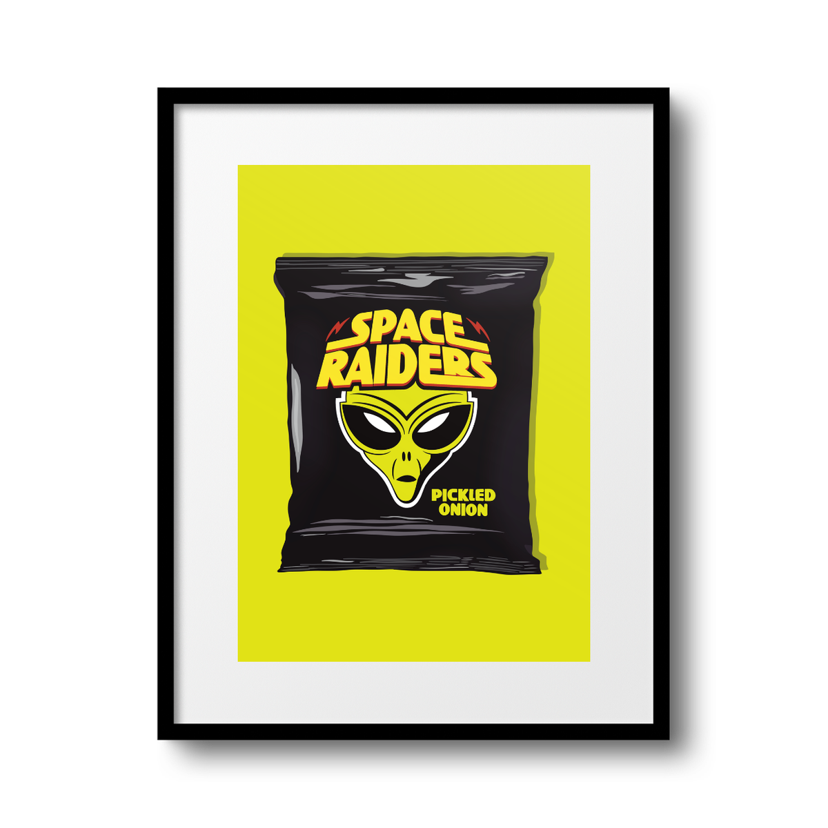 Space Raiders A4 Print