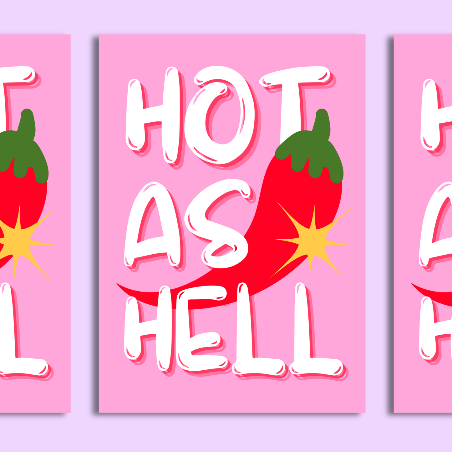 Hot-as-Hell A5 Print