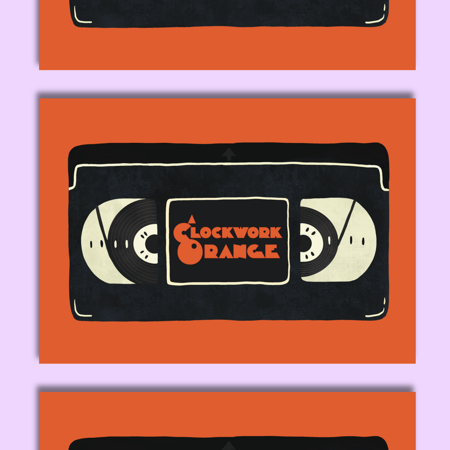 A Clockwork Orange VHS A5 Print