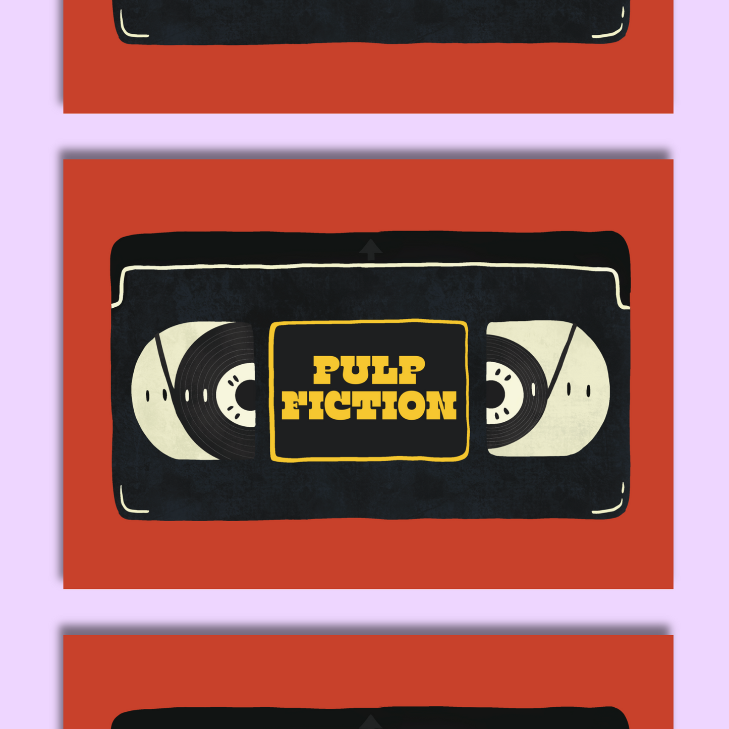 Pulp Fiction VHS A5 Print