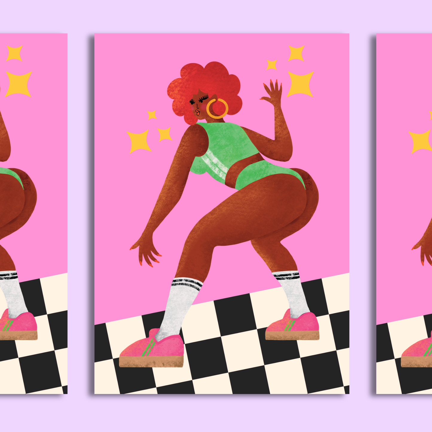 Disco Diva A4 Print