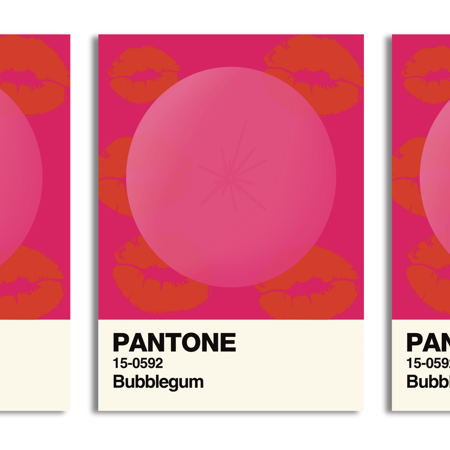 Bubblegum Swatch A5 Print