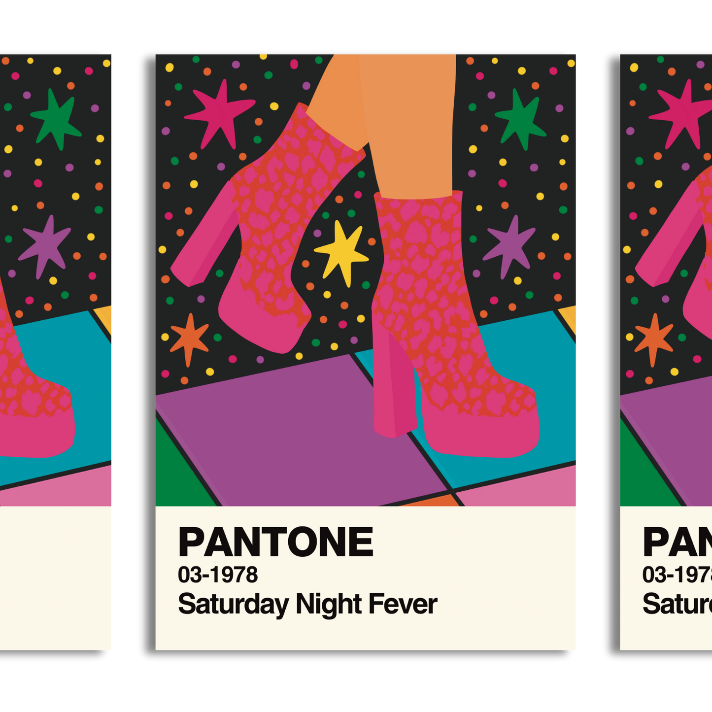 Saturday Night Fever Swatch A5 Print