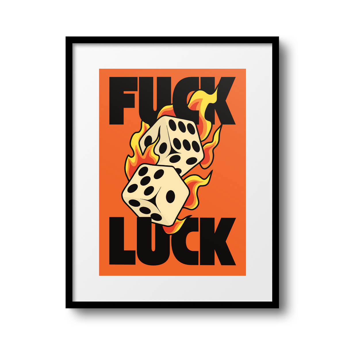 Fuck Luck A4 Print - HM
