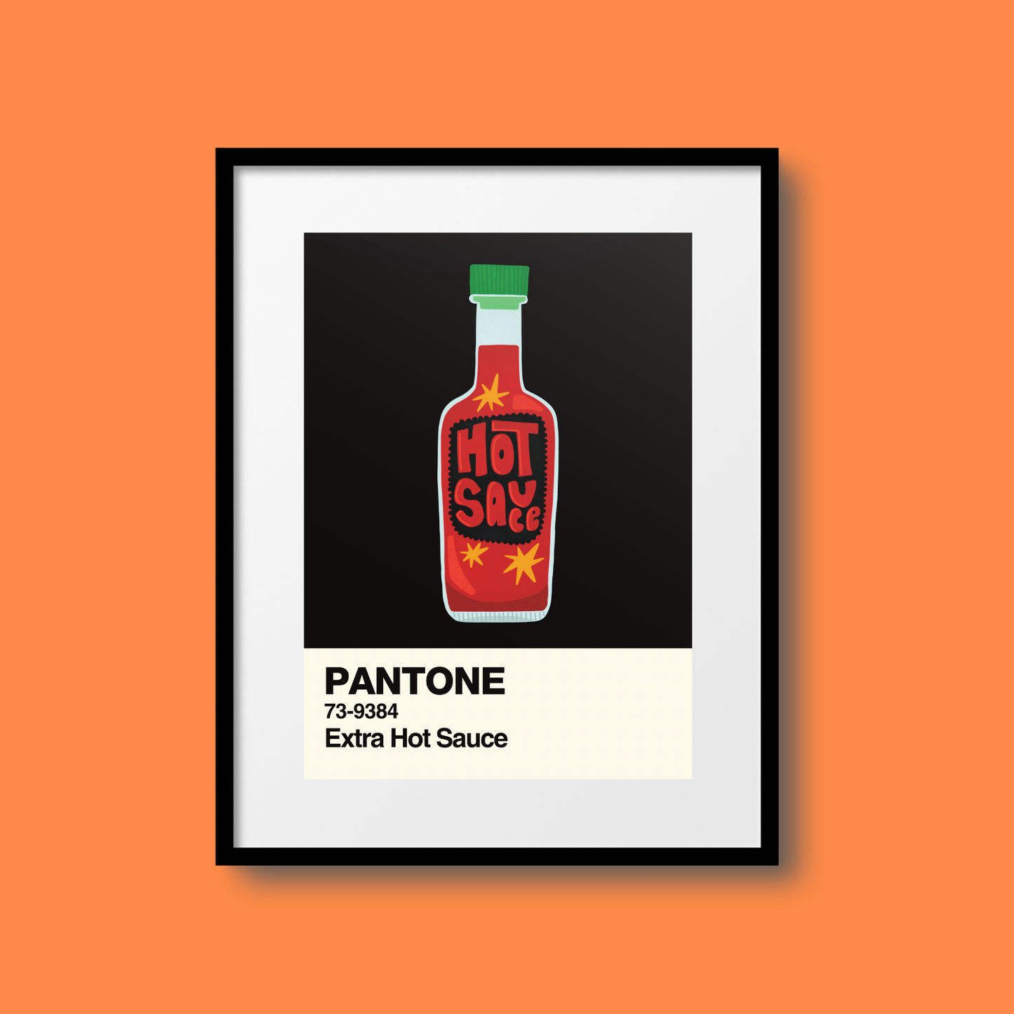 Extra Hot Sauce Swatch A5 Print
