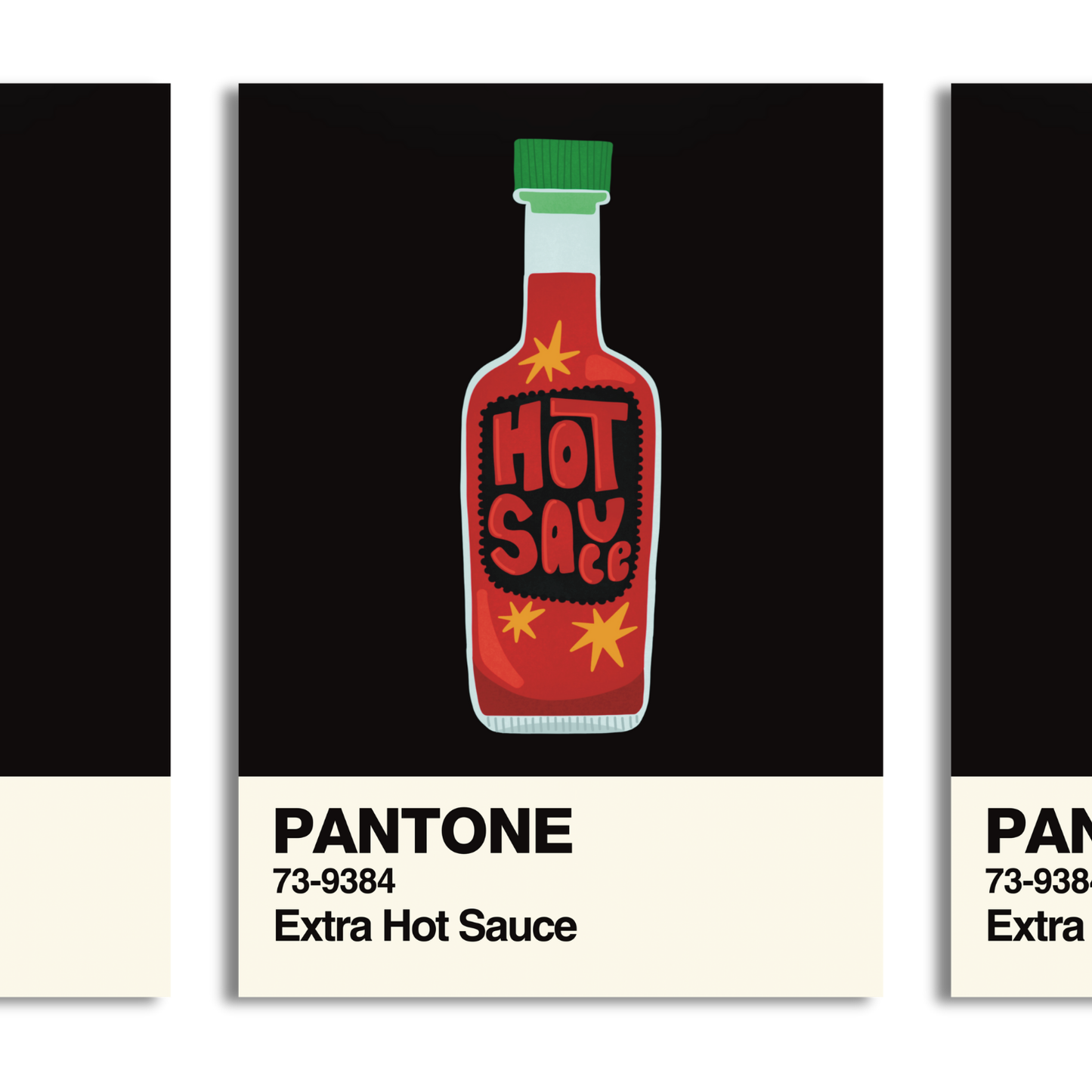 Extra Hot Sauce Swatch A5 Print