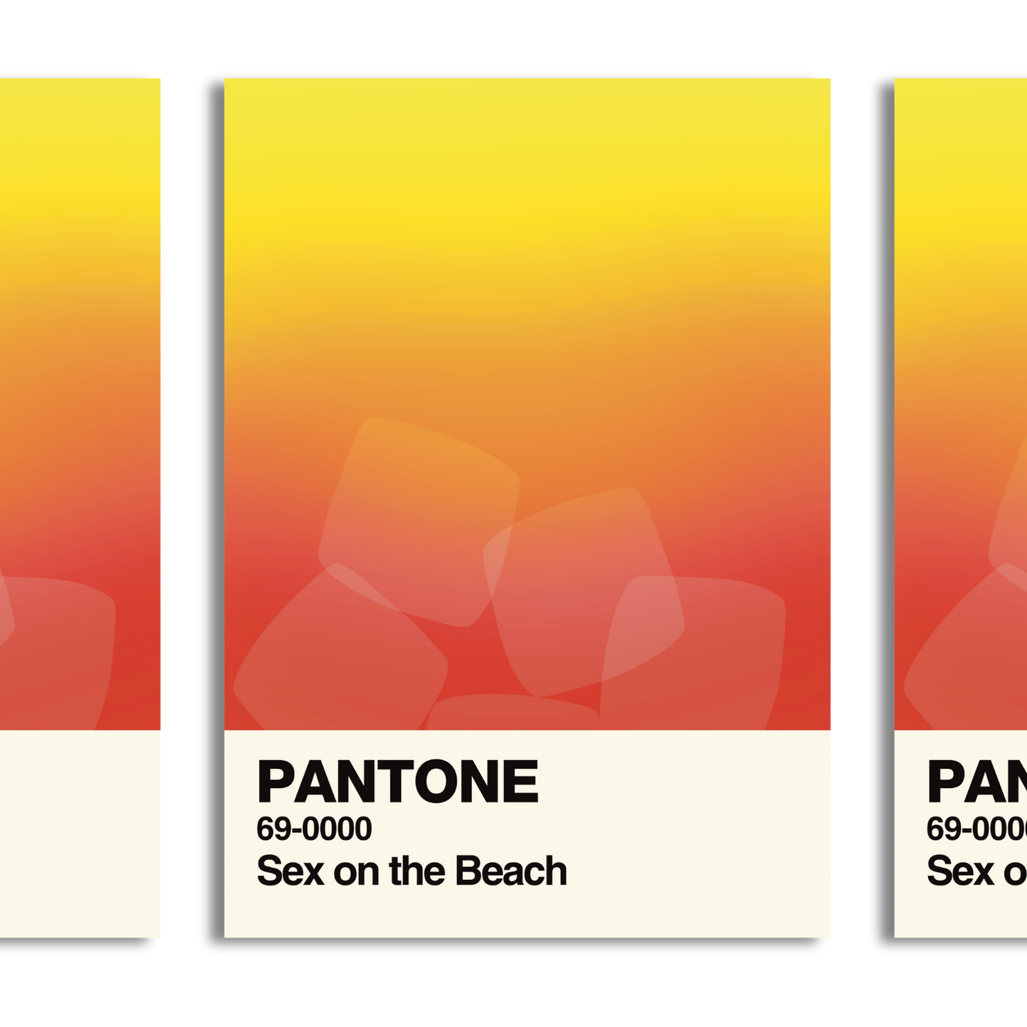 Sex on the Beach Swatch A5 Print