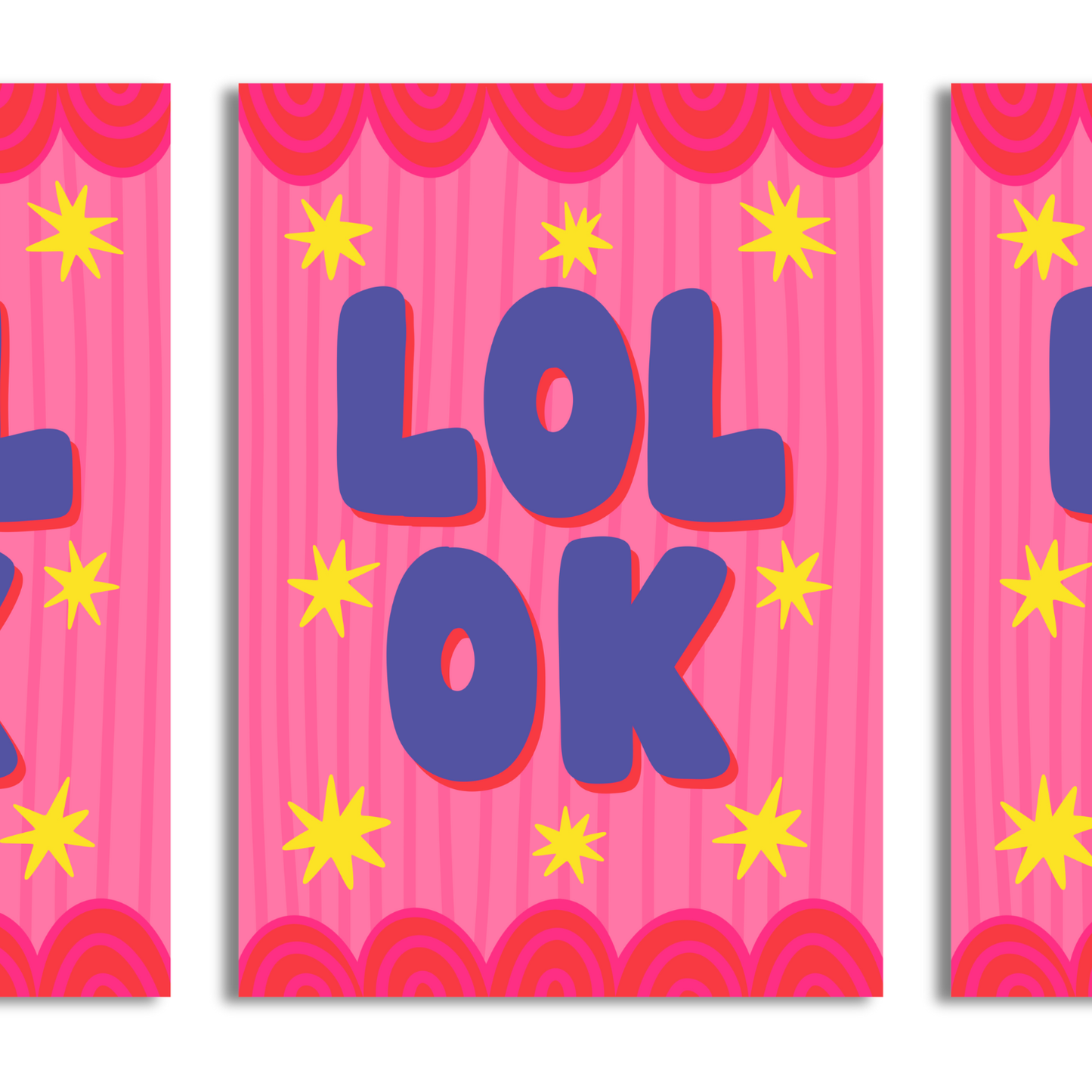 'Lol OK' A4 Print