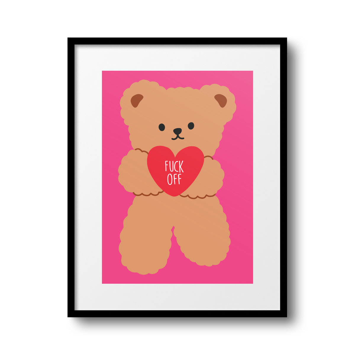 Bad Bear A4 Print