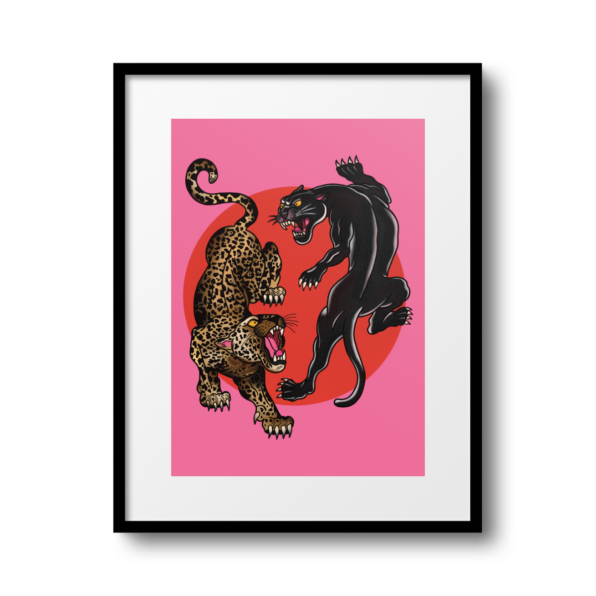 Big Cats A4 Print