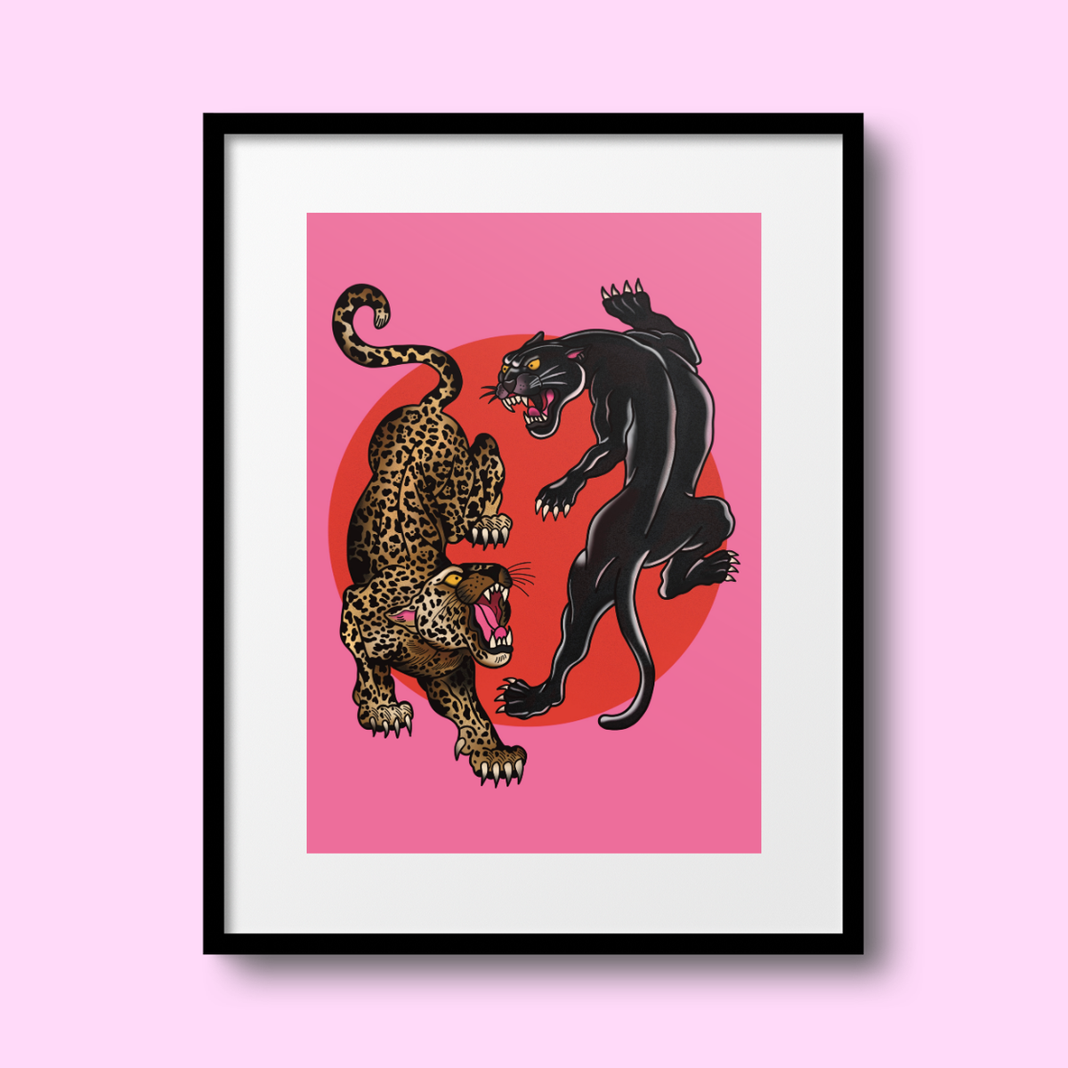Big Cats A4 Print