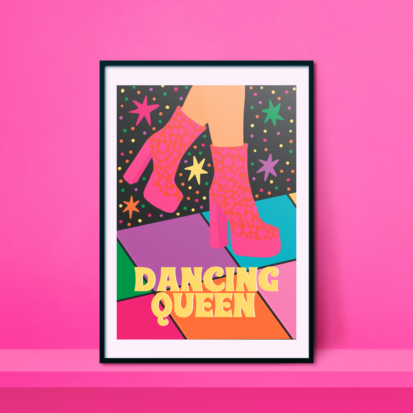 'Dancing Queen' A4 Print