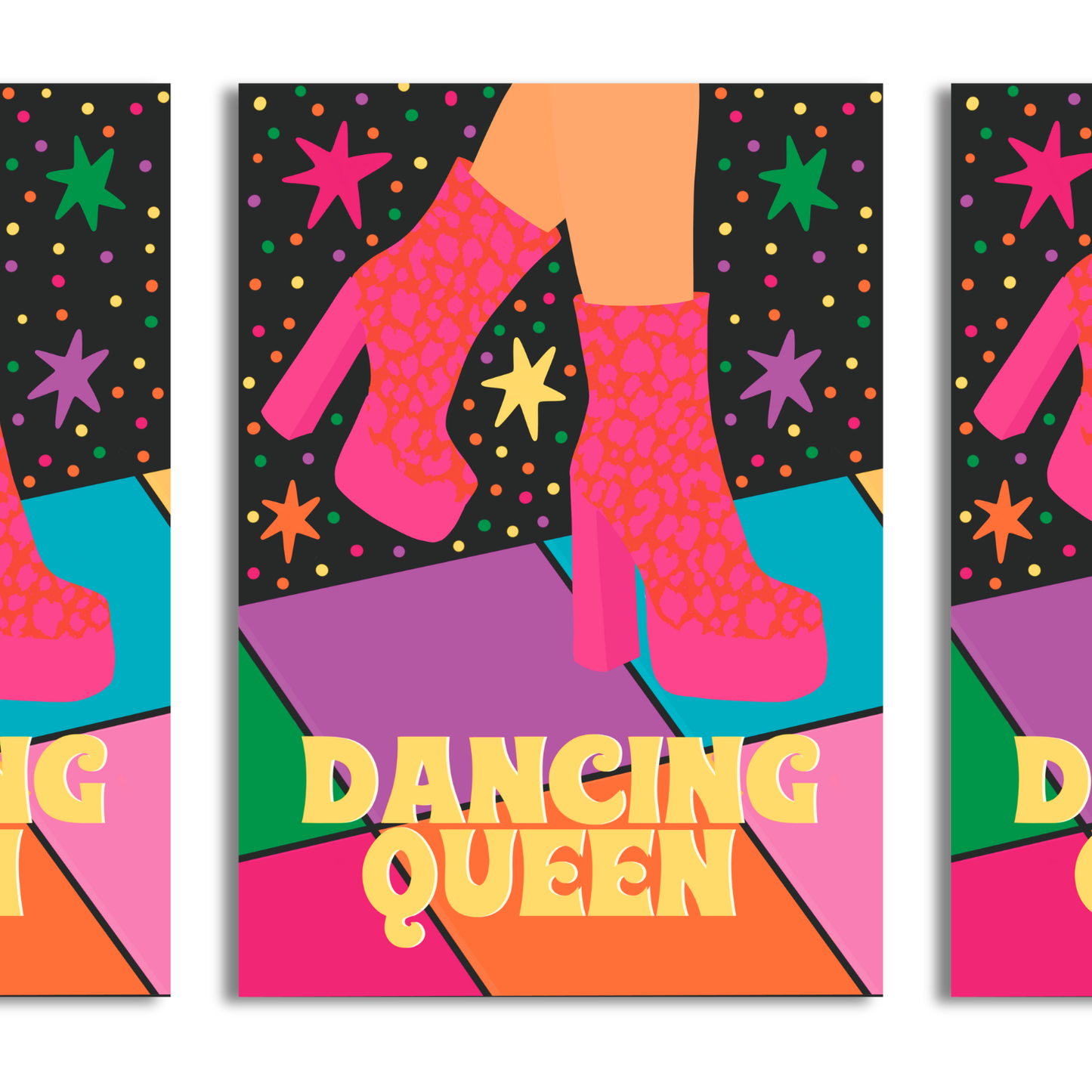 'Dancing Queen' A4 Print
