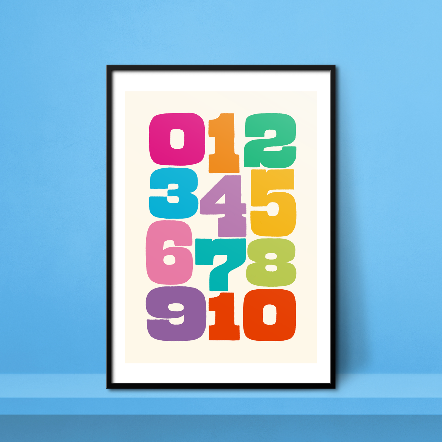 Numbers A4 Print