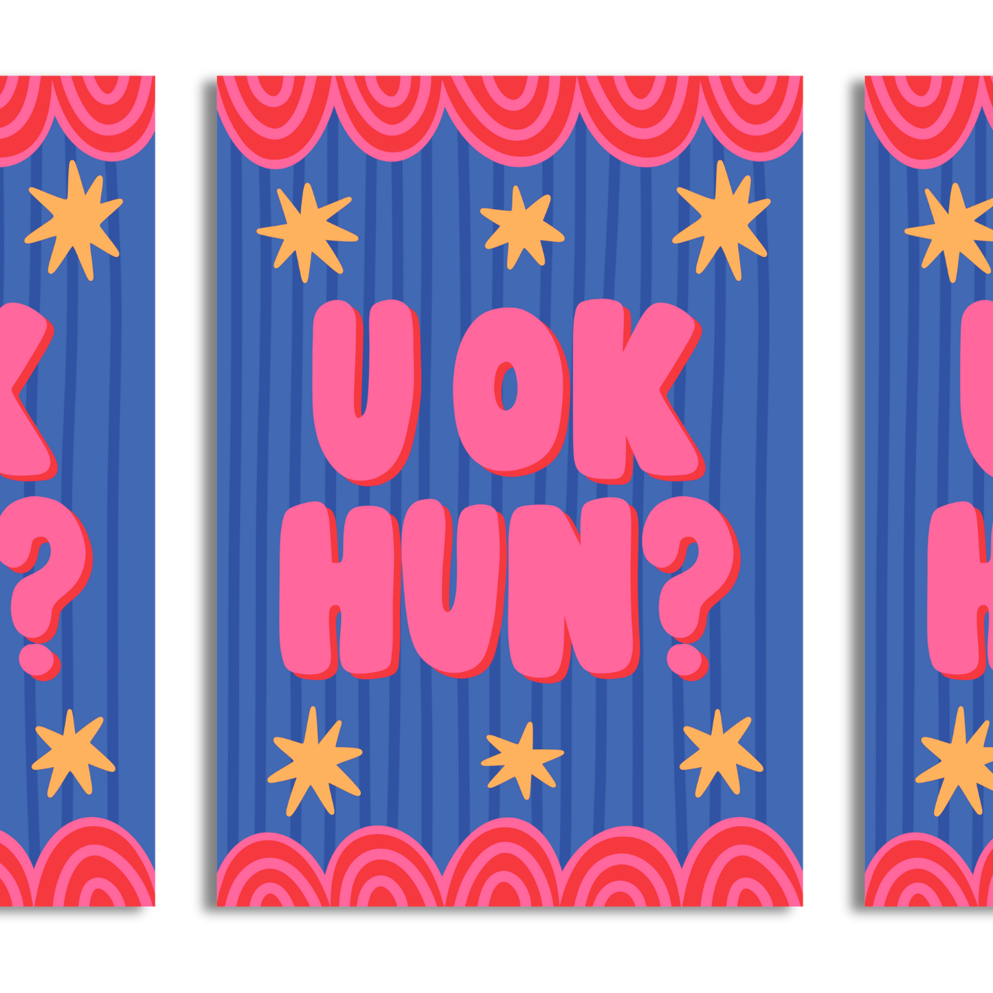'U Ok Hun?' A4 Print