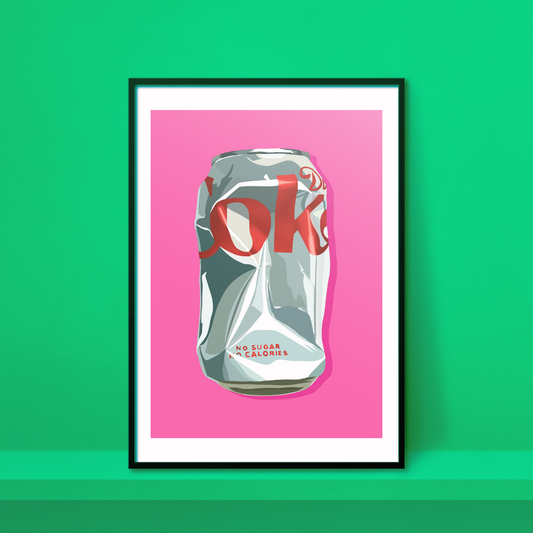 Diet Coke Crush A4 Print