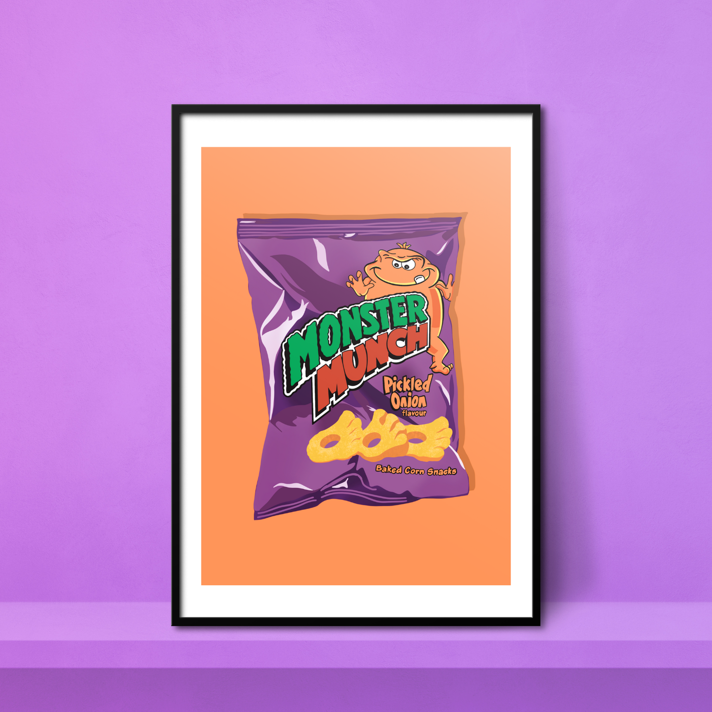 Monster Munch A4 Print