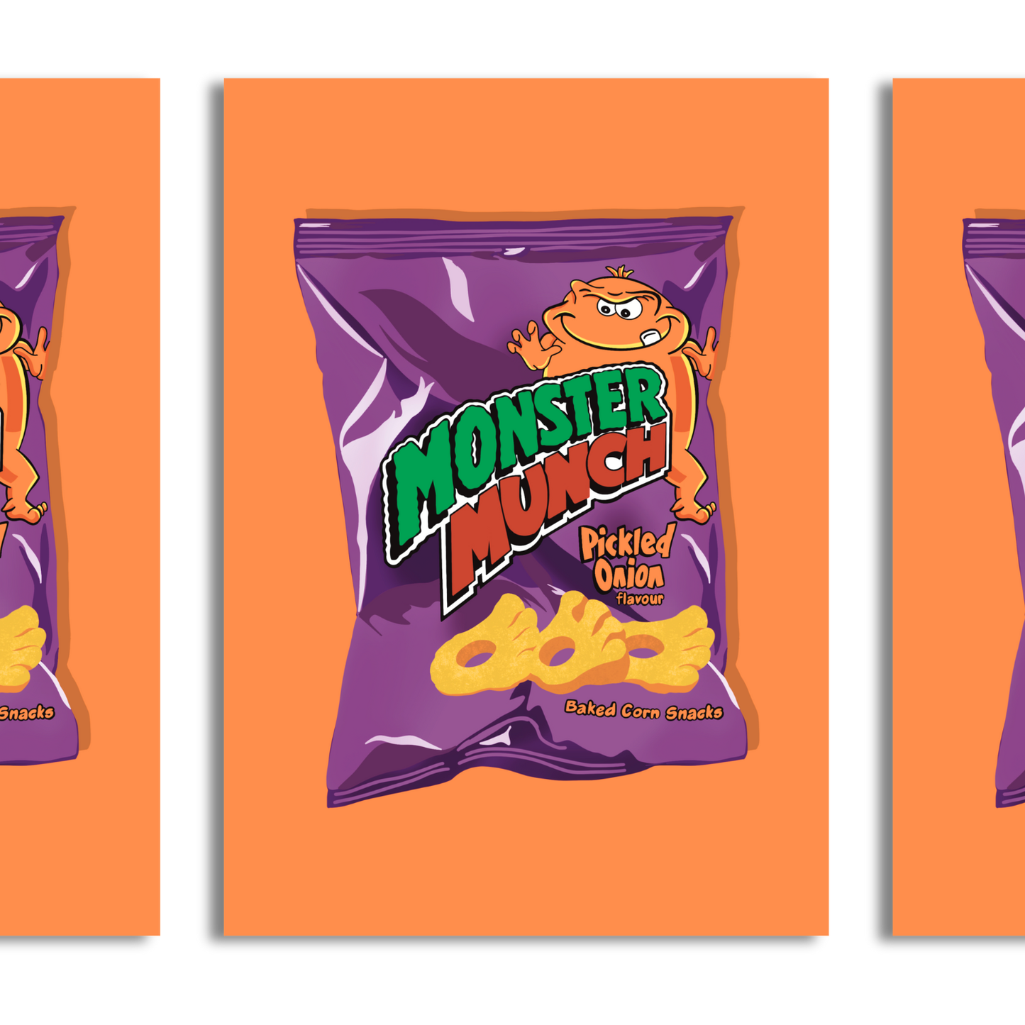 Monster Munch A4 Print