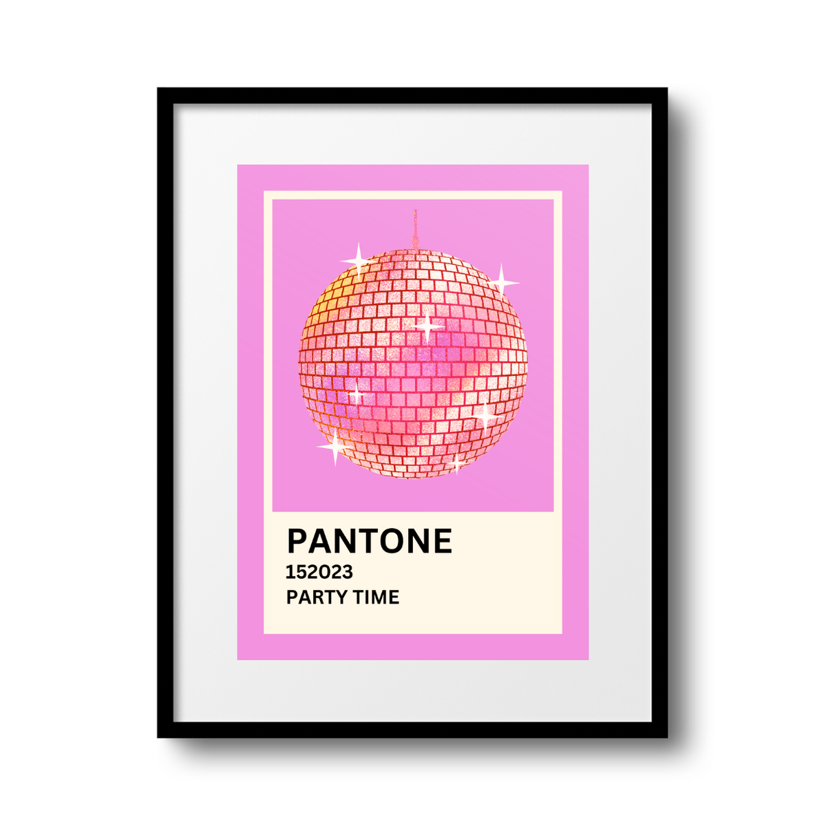 Party Time Pantone A4 Print