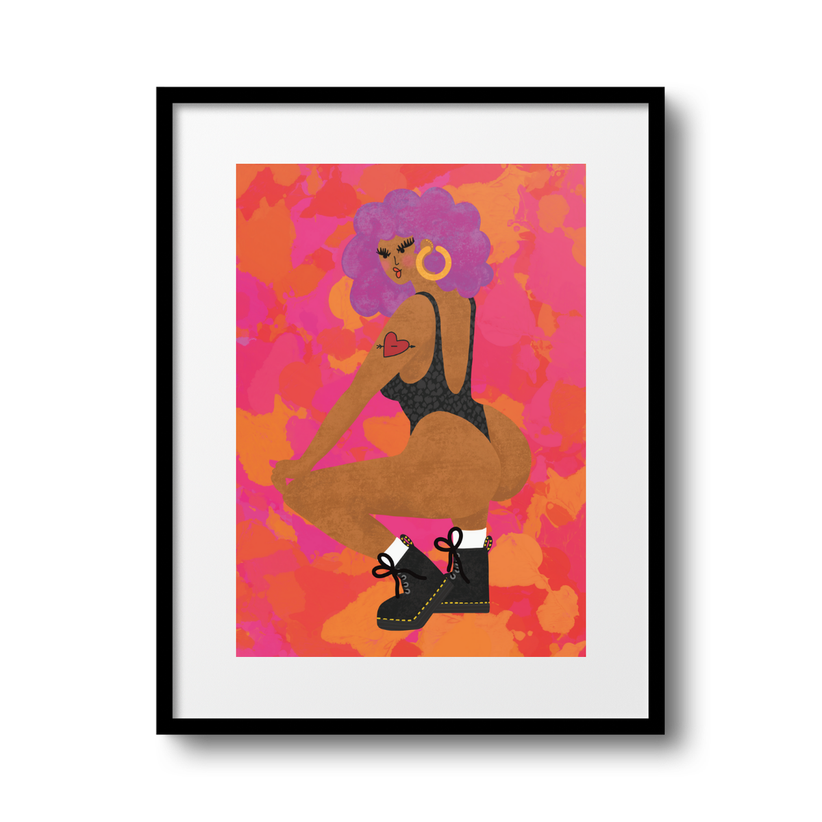 Dancing Baddie A4 Print
